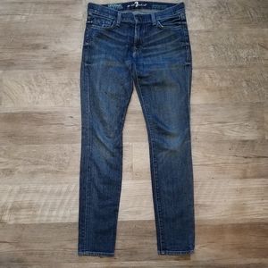 7 For All Mankind Gwenevere Skinny Jeans sz 26